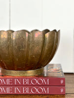 VINTAGE BRASS SCALLOP BOWLS