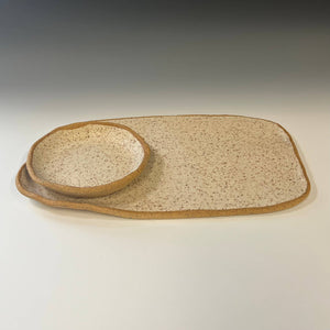 HANDMADE BREAD + OIL DIPPING PLATE