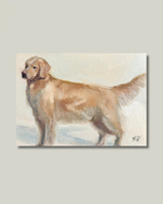 RETRIEVER PRINT BY KATIE JO ART