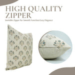 HAND BLOCKED PRINTED PILLOW - GWEN