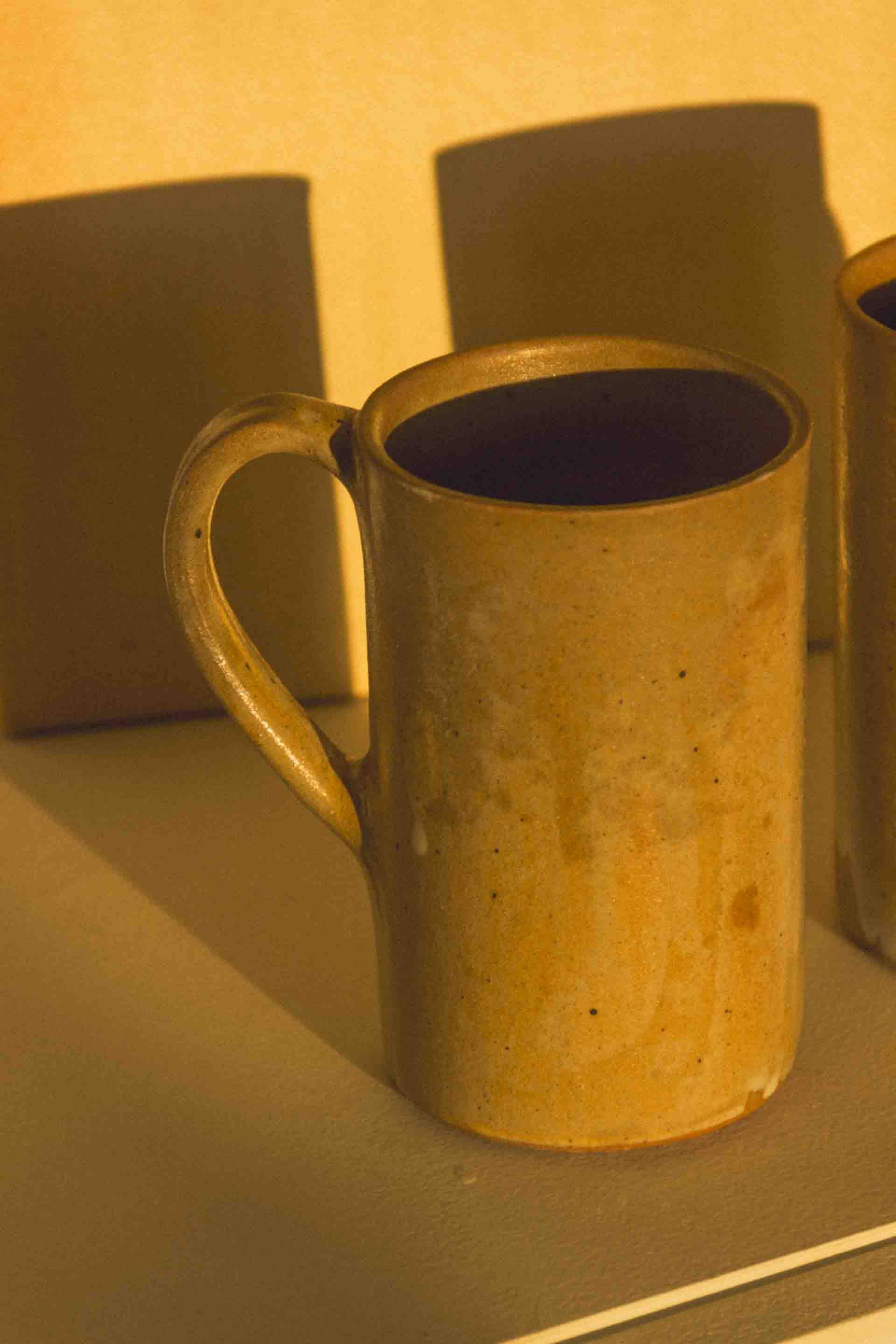 FRENCH STONEWARE MUGS