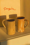 FRENCH STONEWARE MUGS