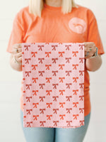 RED BOWS HOLIDAY TEA TOWEL