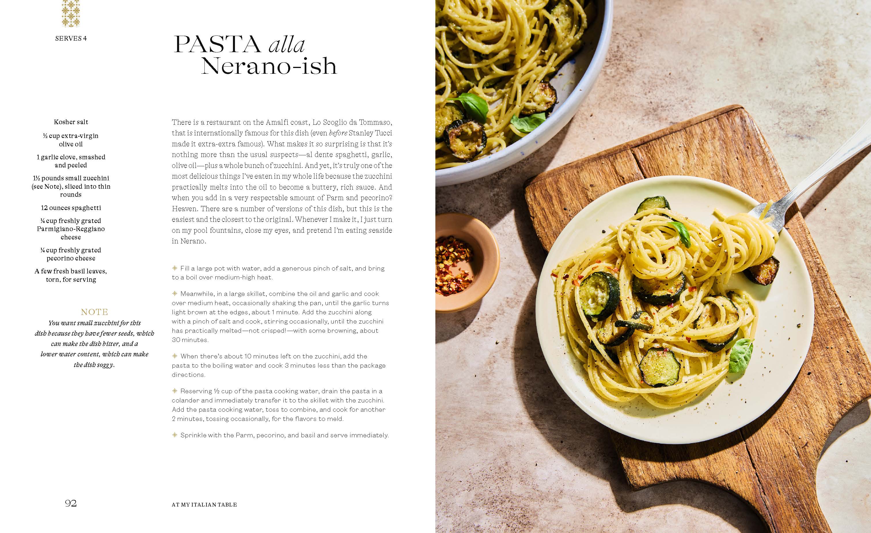 AT MY ITALIAN TABLE COOKBOOK