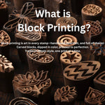 HAND BLOCKED PRINTED PILLOW - GWEN