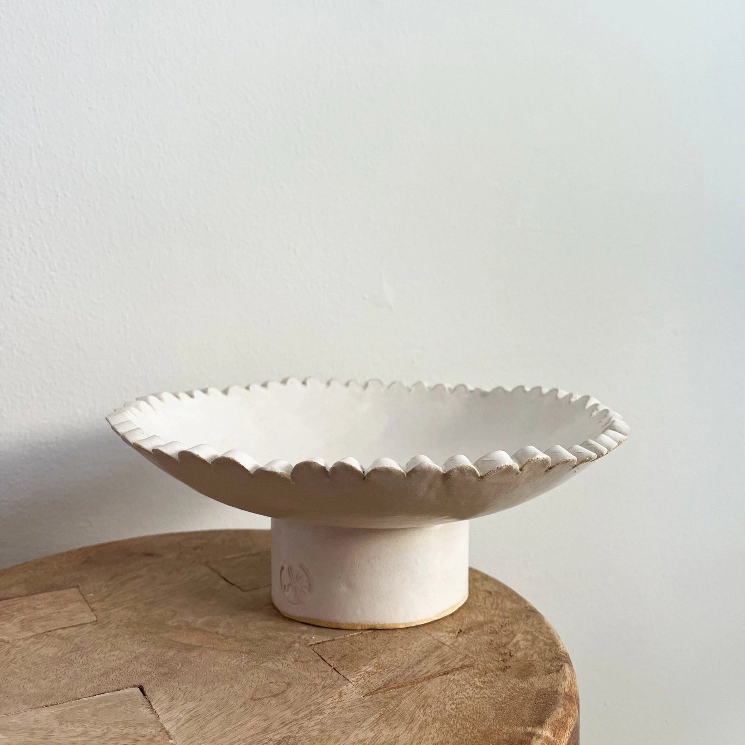 HANDMADE PEDESTAL BOWL