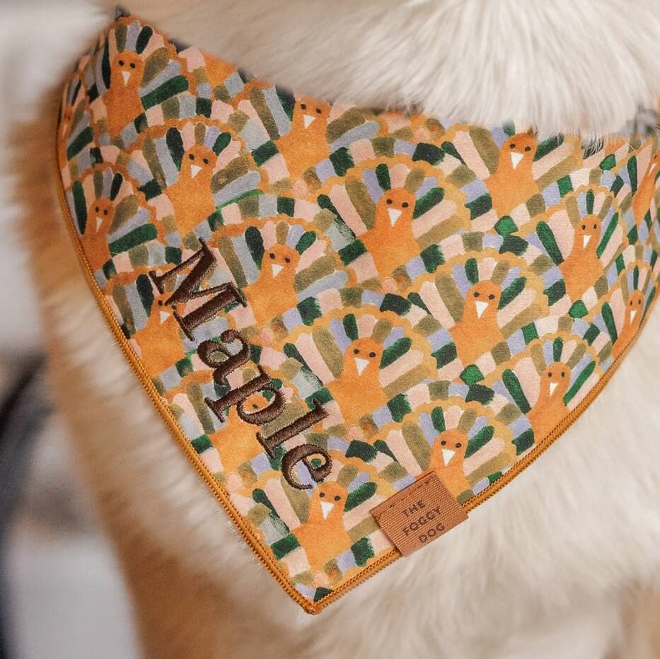 GOBBLE GOBBLE DOG BANDANA