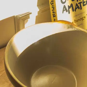 FRENCH VINTAGE STONEWARE BATTER BOWL