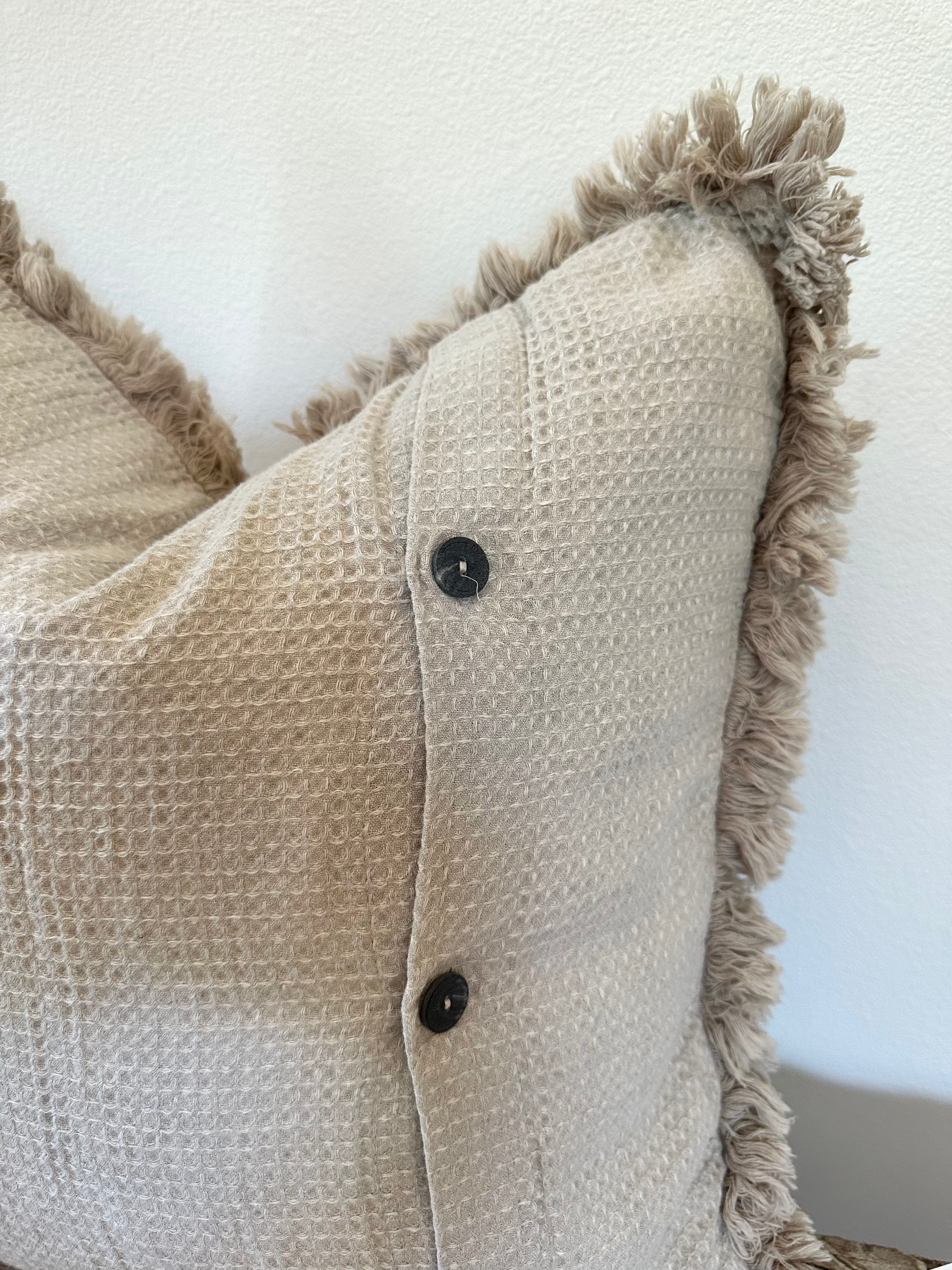 EUROPEAN WAFFLE LINEN SHAM