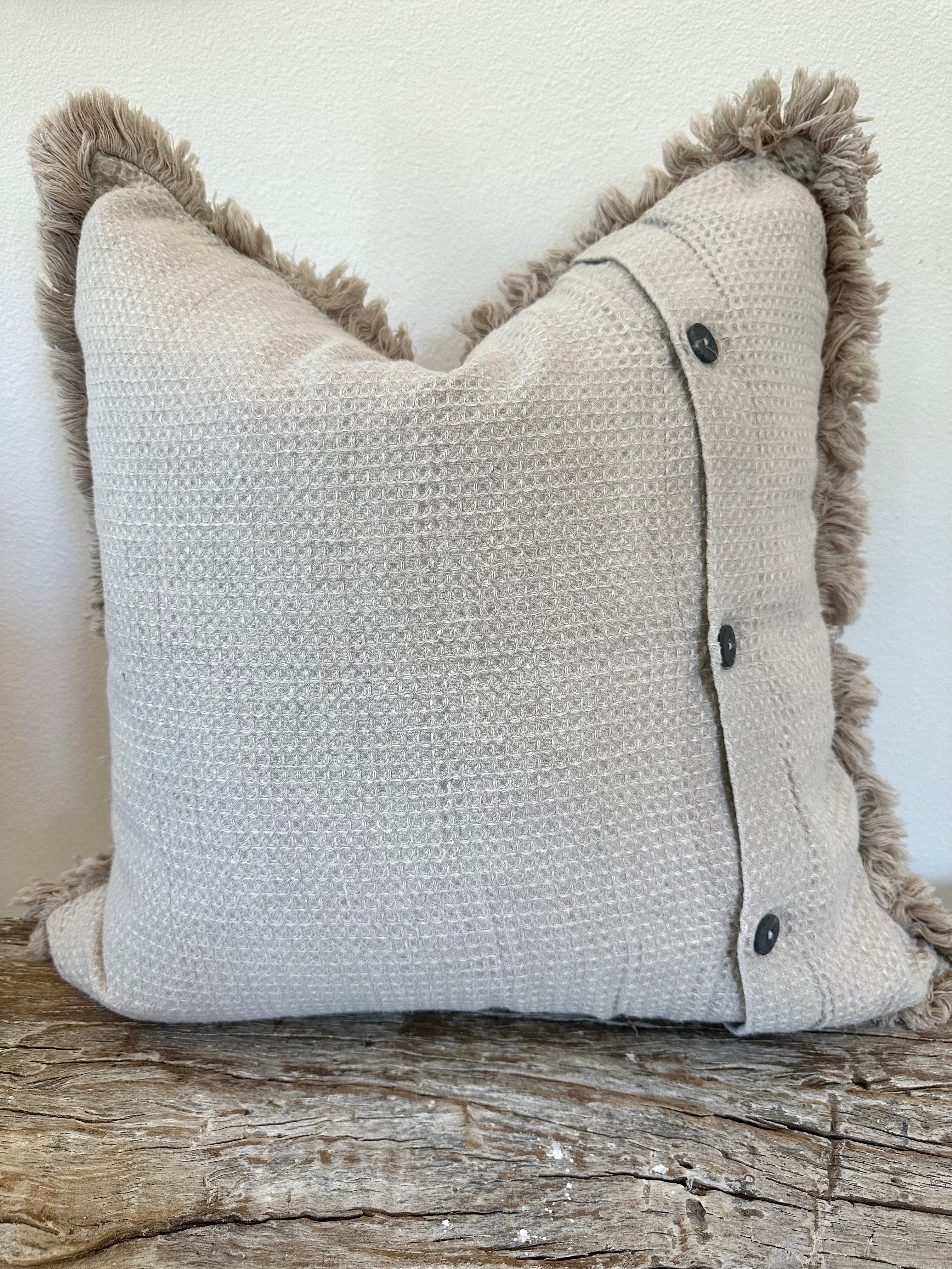 EUROPEAN WAFFLE LINEN SHAM