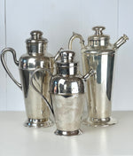 vintage silver plated cocktail shaker pitcher