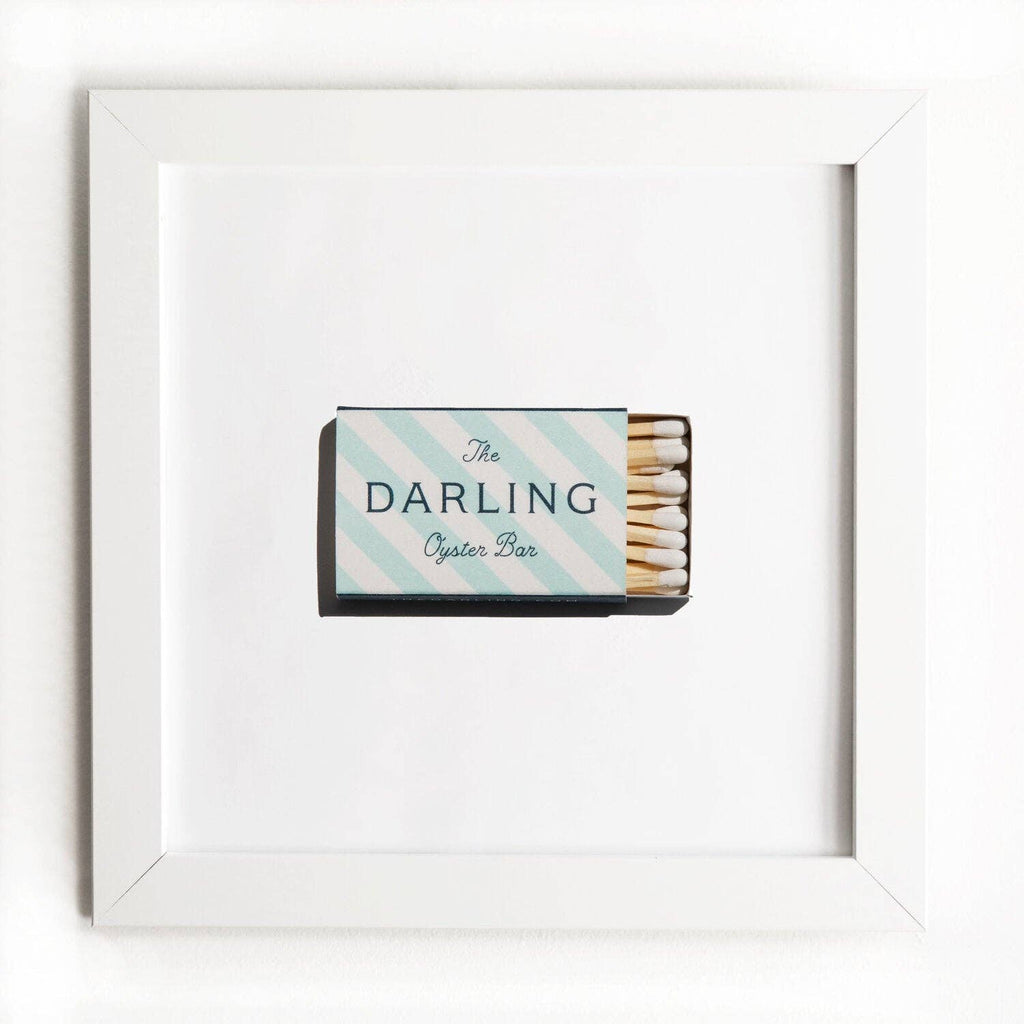 FRAMED VINTAGE MATCHBOOK PRINT