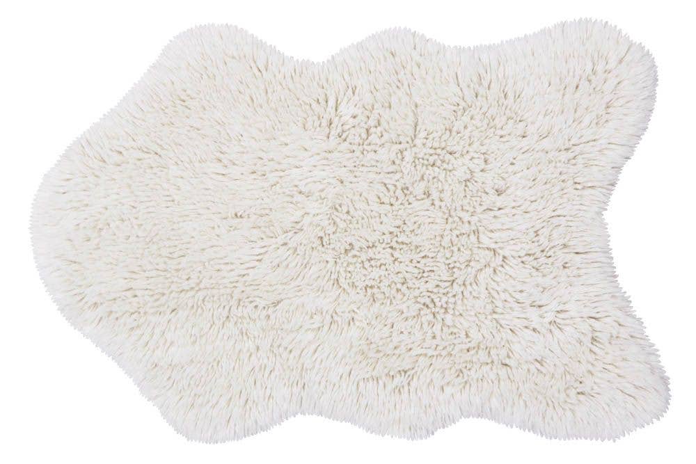 SHEEP WHITE WOOLY RUG