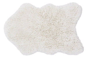 SHEEP WHITE WOOLY RUG