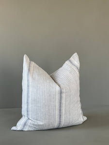 LINEN STRIPED SQUARE PILLOW