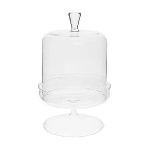 MINI GLASS DOME AND PEDESTAL