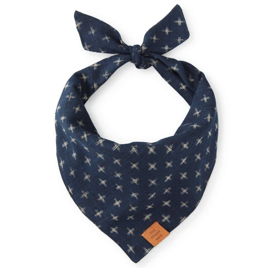 INDIGO CROSSES DOG BANDANA