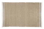 STEPPE BEIGE WOOL RUG