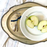 ANTIQUE SILVER SERVING TRAY