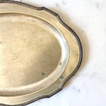 ANTIQUE SILVER SERVING TRAY