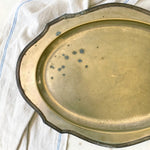 ANTIQUE SILVER SERVING TRAY