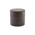 WOOD STORAGE JAR