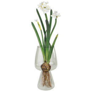 GLASS BULB VASE