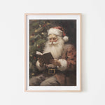 VINTAGE SANTA PRINT