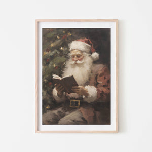 VINTAGE SANTA PRINT