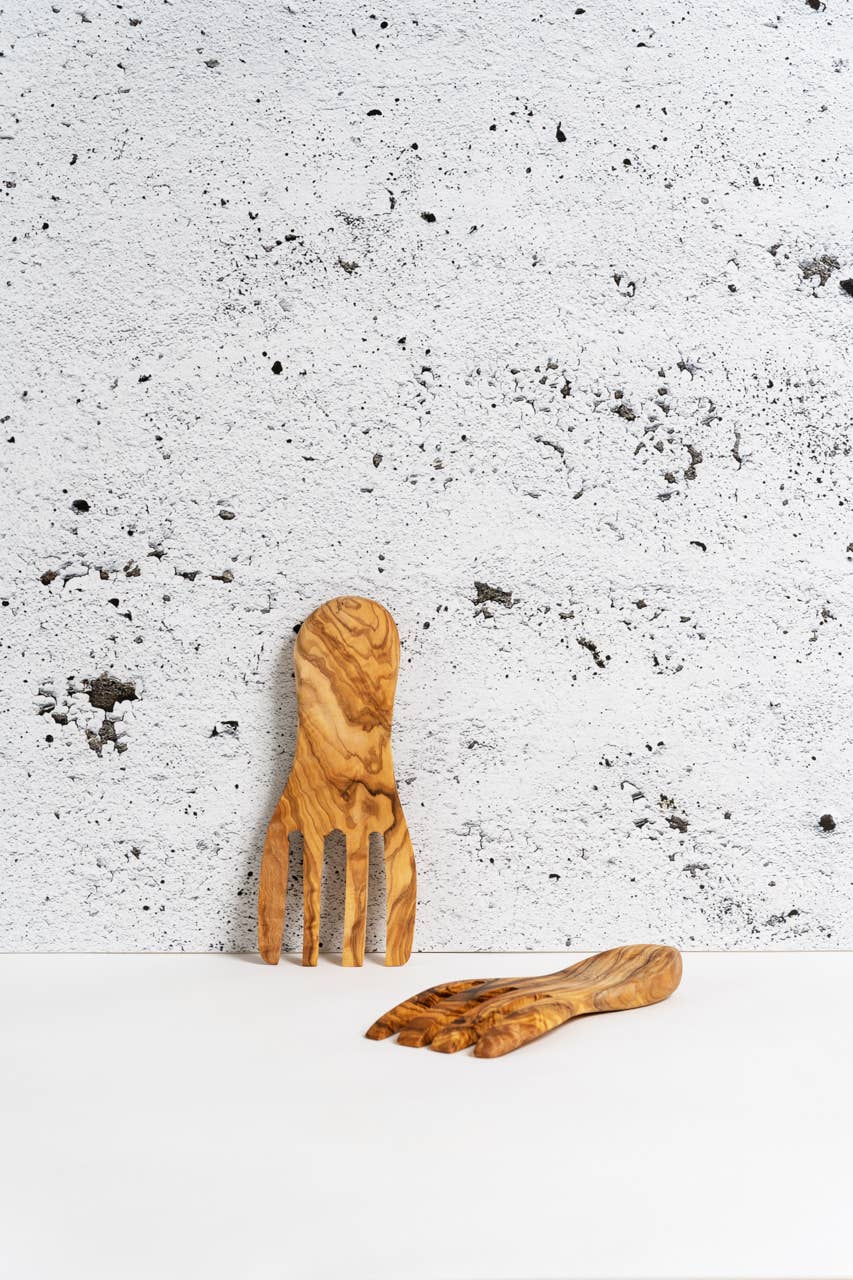 OLIVEWOOD SERVING FLAT FORK SET