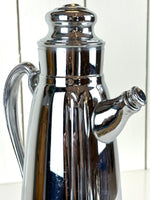 VINTAGE CHROME COCKTAIL SHAKER PITCHER