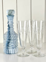 LIBBEY STARDUST CUT PILSNER GLASS