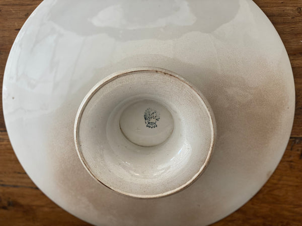 Ironstone cake stand top