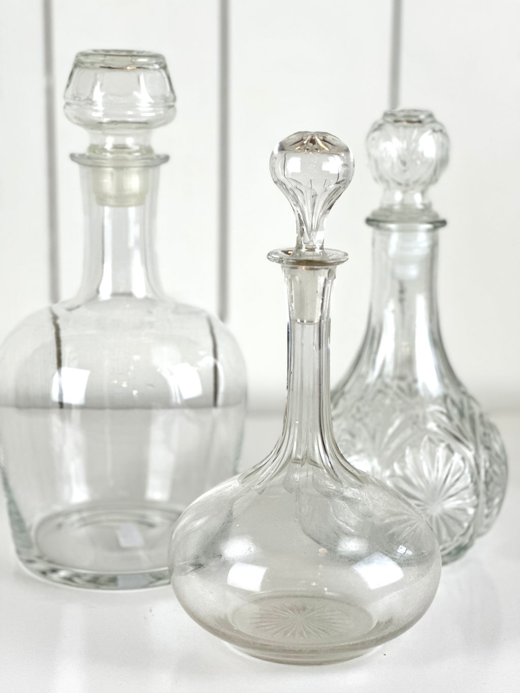 VINTAGE CUT GLASS DECANTER