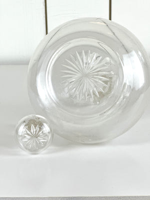 VINTAGE CUT GLASS DECANTER