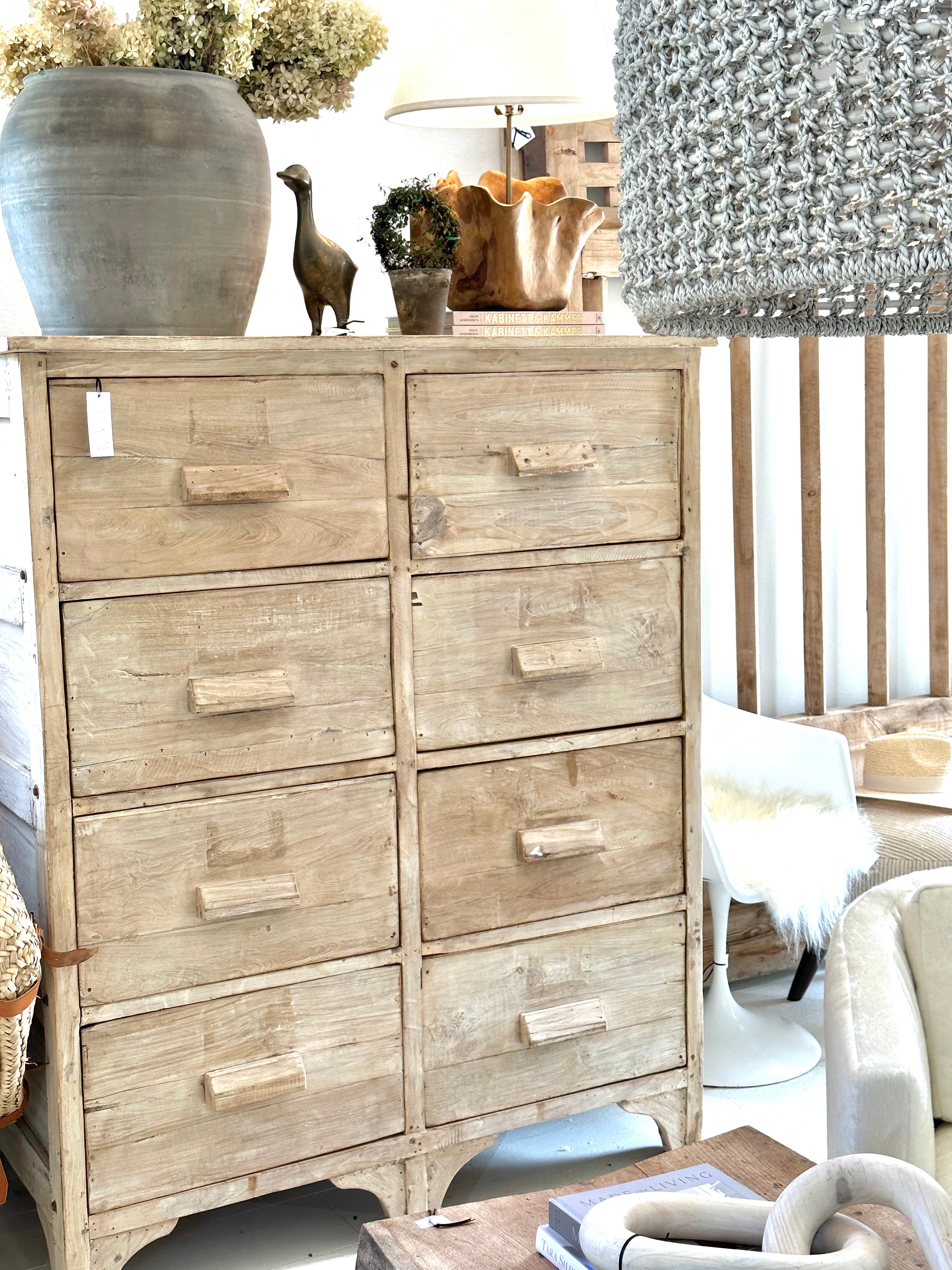 RECLAIMED WOOD SET OF DRAWERS