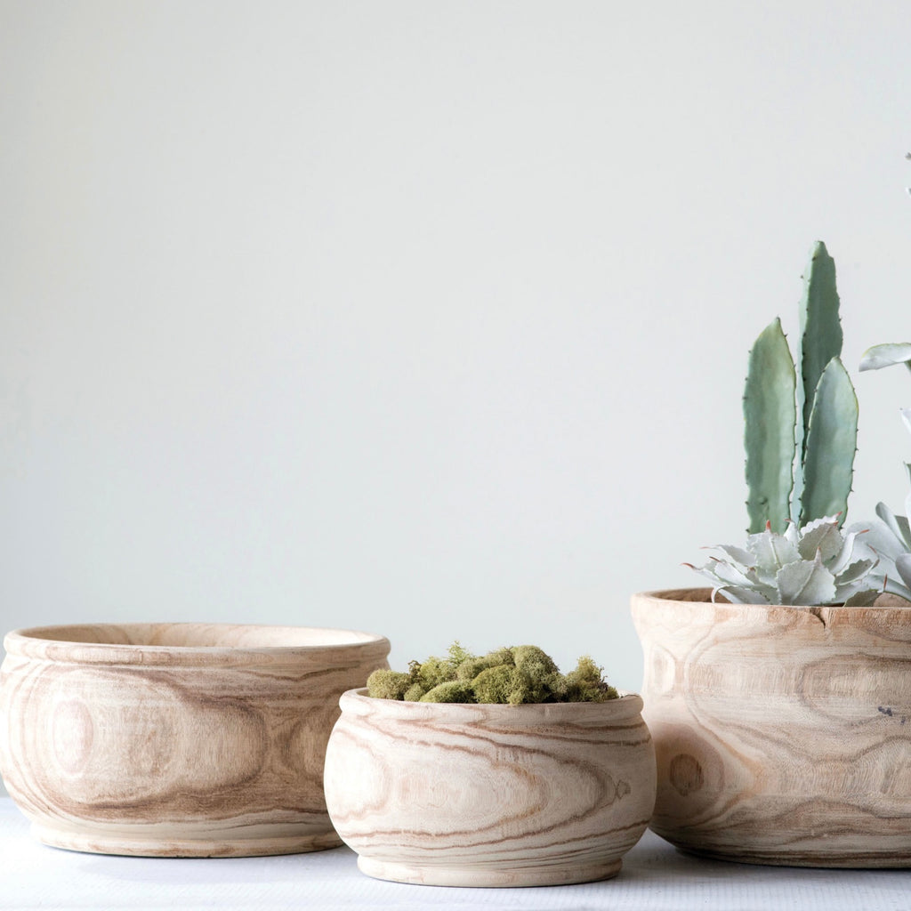 WOOD PLANTER