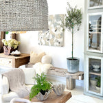 RECLAIMED WOOD BEAM BENCH