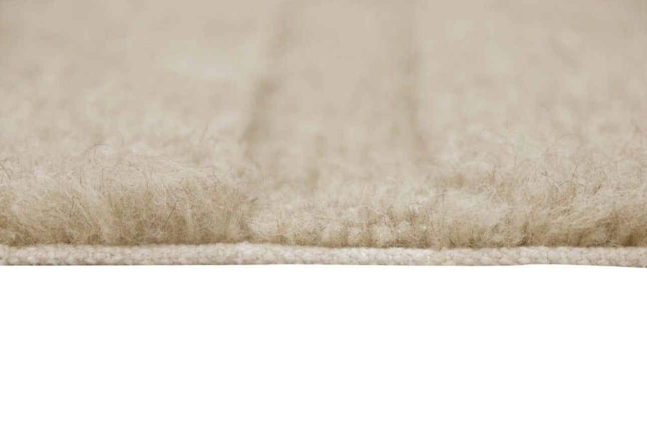 STEPPE BEIGE WOOL RUG