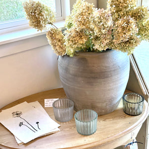 WEATHERED GREY POT — LARGE