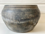 WEATHERED GREY POT — LARGE