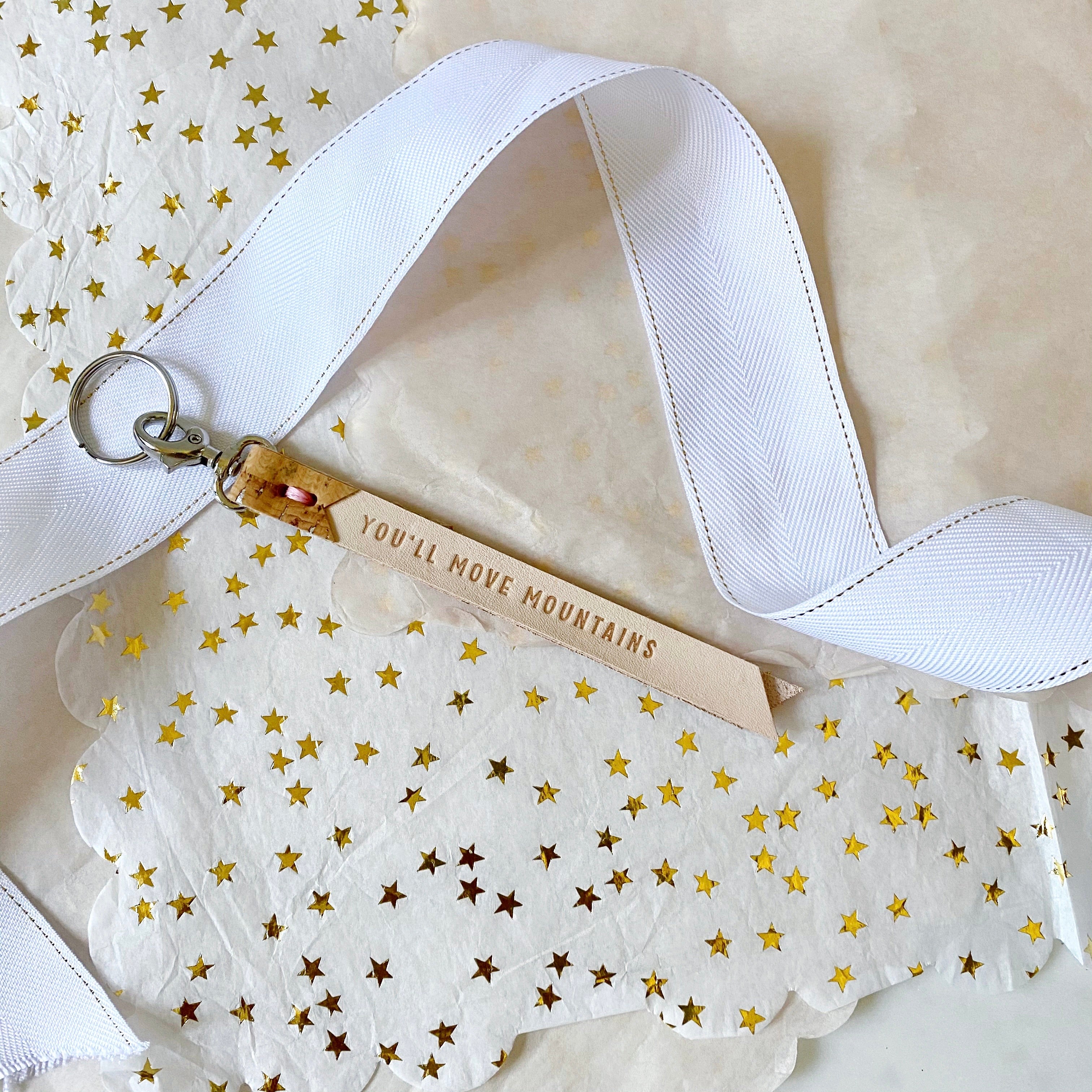 MOVE MOUNTAINS KEY CHAIN {SHOP FOR A CAUSE}