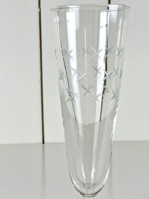 LIBBEY STARDUST CUT PILSNER GLASS