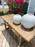 ANTIQUE PEGGED WOOD TABLE
