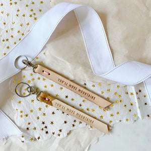 MOVE MOUNTAINS KEY CHAIN {SHOP FOR A CAUSE}