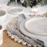 CREAM GLAZED PLATE