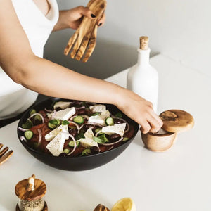 OLIVEWOOD SERVING FLAT FORK SET