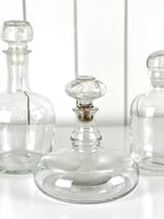 VINTAGE SHORT GLASS DECANTER